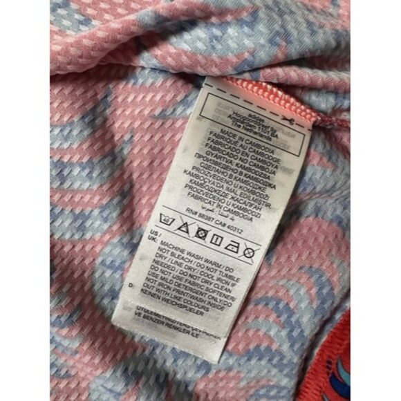 Adidas X Farm Rio Red Blue Sleeveless Tank Pull Over Active Logo Size Medium - Picture 8 of 16